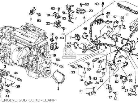 Honda Prelude 1995 2dr Si (ka,kl) parts list partsmanual ... 2000 cb750 wiring diagram 