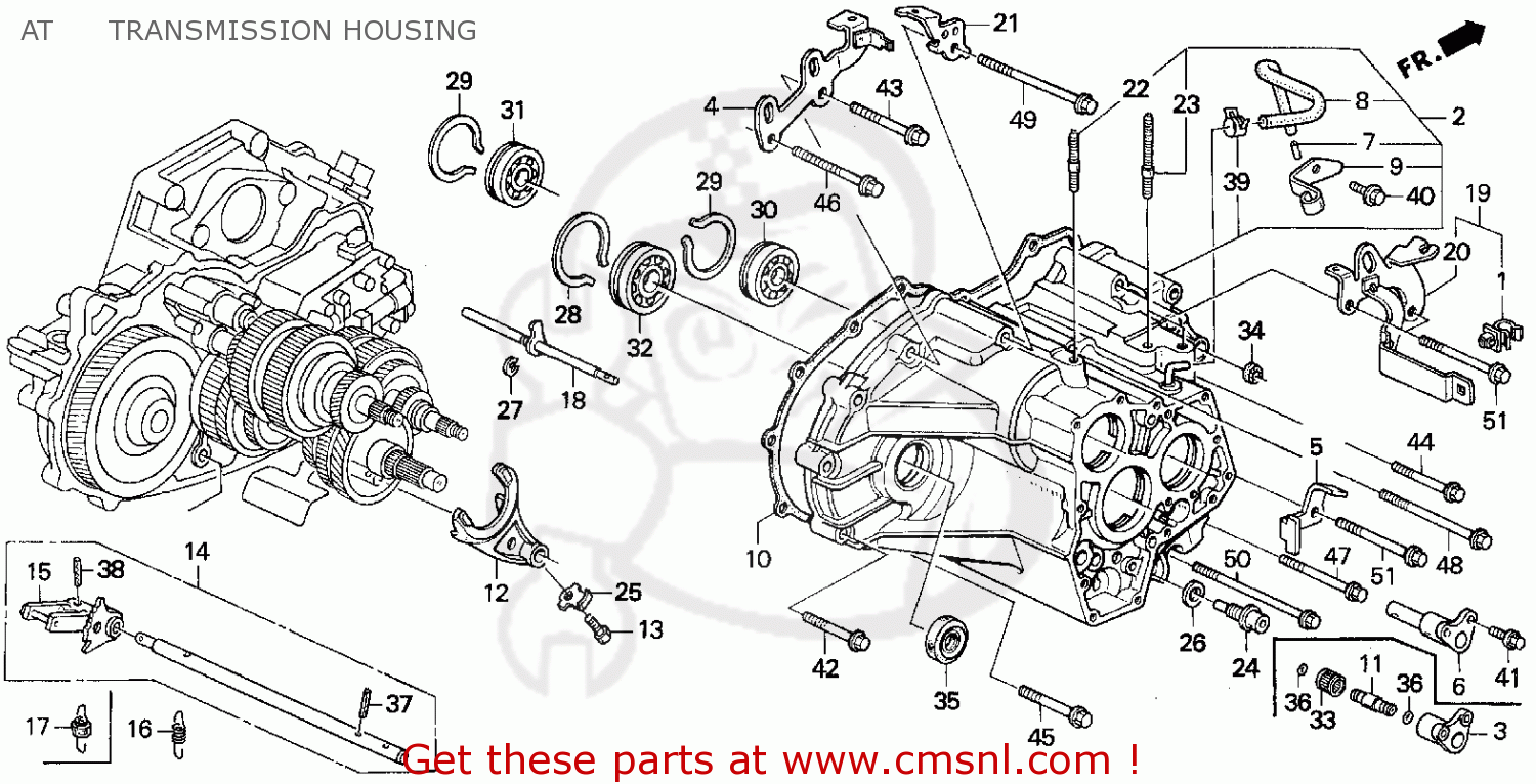 Honda PRELUDE 1996 (T) 2DR S (KA,KL) AT TRANSMISSION HOUSING buy AT