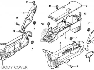 Honda PS250 2006 (6) USA parts lists and schematics