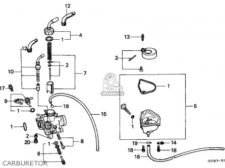 Honda QR50 1983 (D) EUROPEAN DIRECT SALES parts lists and schematics