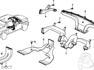 Honda RIDGELINE 2006 (6) 4DR RT (KA) parts lists and schematics