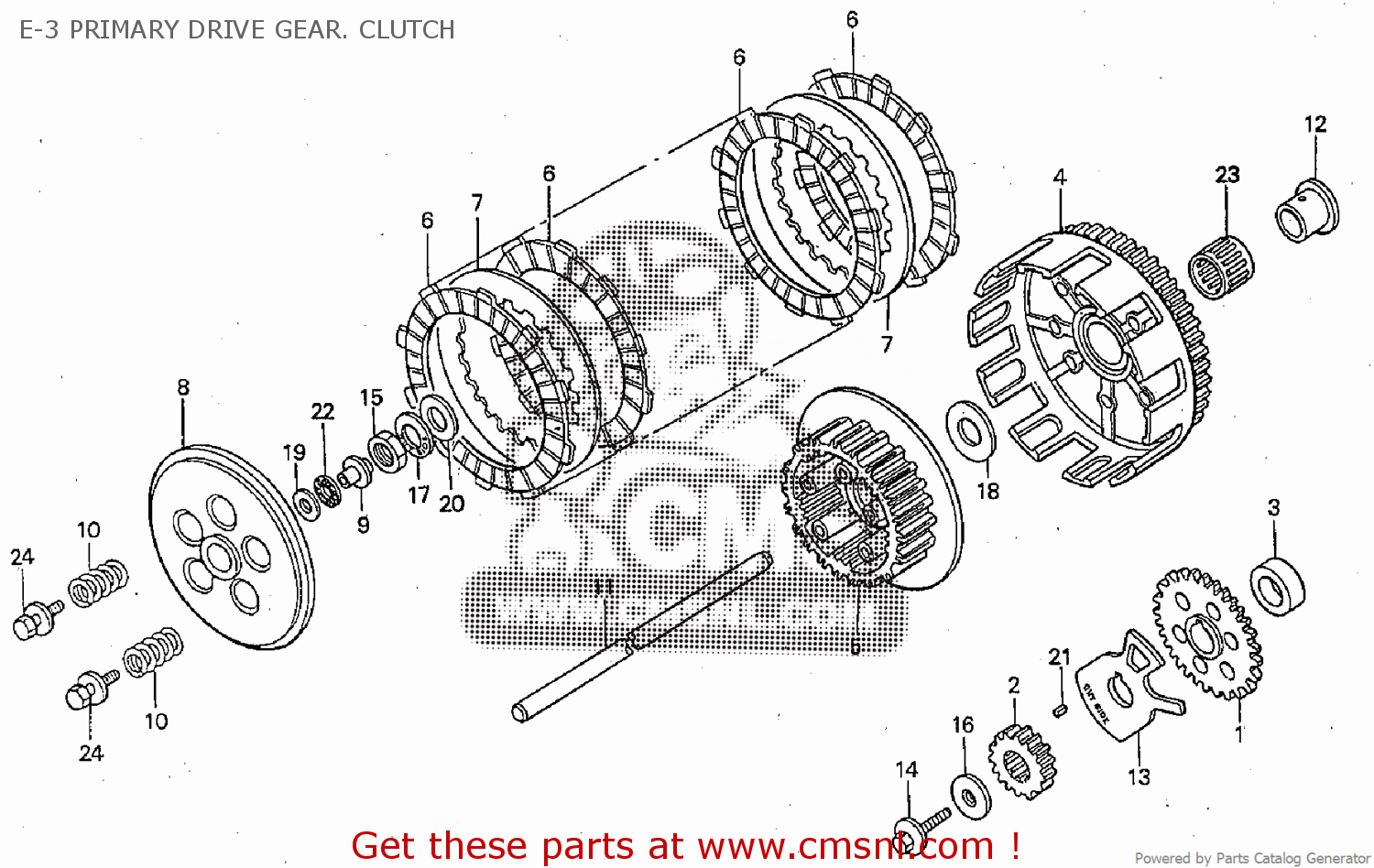 honda rs 125 clutch lining