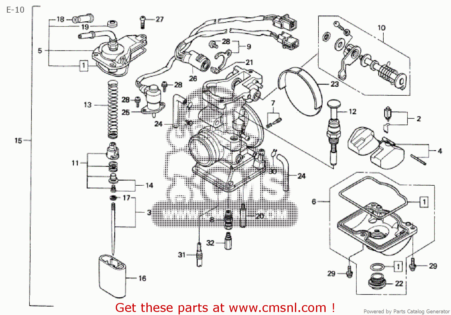 Honda RS125R 2004 JAPAN E-10 - buy E-10 spares online