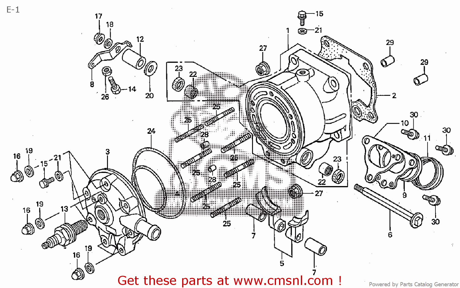 Honda RS250R 1995 HRC E-1 - buy E-1 spares online