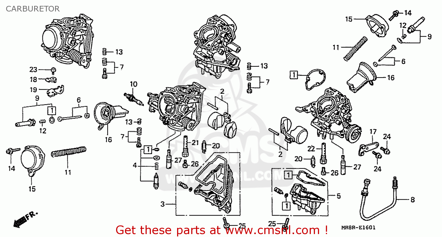 Honda RVF400RT *Rt-II NC35 JAPANESE DOMESTIC CARBURETOR ...