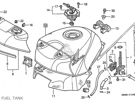 Honda RVF400RT *Rt-II NC35 JAPANESE DOMESTIC parts lists and