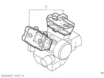 GASKET KIT A - RVF750R RC45 1994 (R) FRANCE / KPH