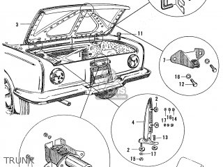 Honda S600 CONVERTIBLE GENERAL EXPORT AS285 parts lists and