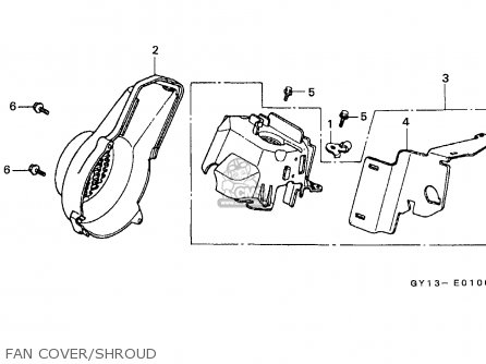 FAN COVER/SHROUD - SA50 VISION 1993 (P) SWITZERLAND