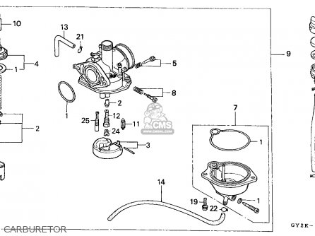 Honda SA75 VISION 1989 (K) SPAIN parts lists and schematics