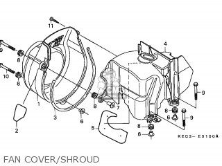 FAN COVER/SHROUD - SH100 SCOOPY 1998 (W) SPAIN