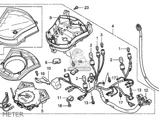 Honda SH125 2009 (9) ENGLAND parts lists and schematics