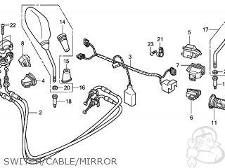Honda SH300 2009 (9) EUROPEAN DIRECT SALES parts lists and schematics