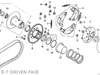 Honda SH50 parts: order spare parts online at CMSNL