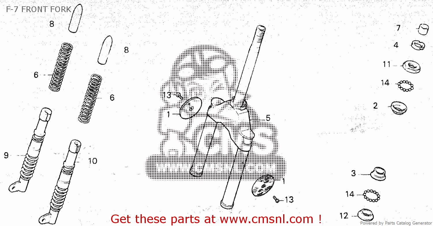 Honda SH50 parts: order spare parts online at CMSNL