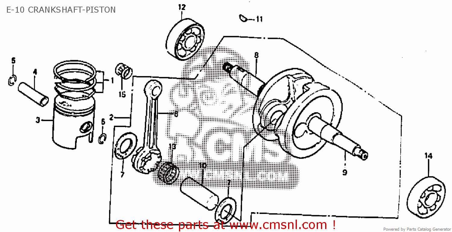 Honda SH50 parts: order spare parts online at CMSNL