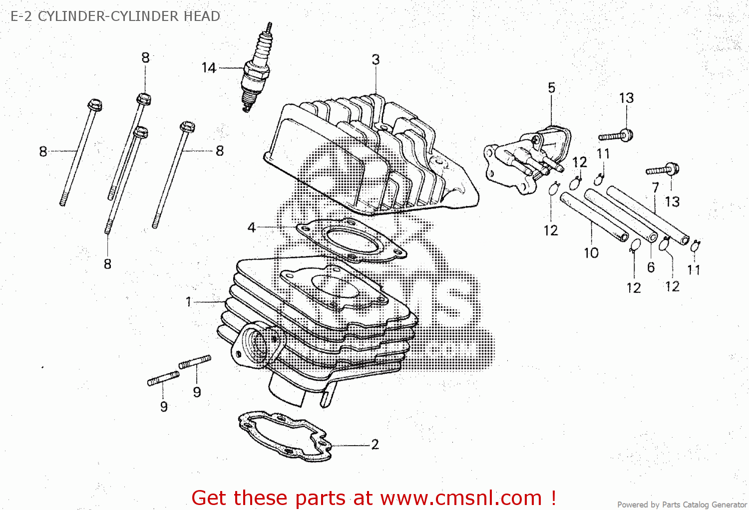 Honda SH50 parts: order spare parts online at CMSNL