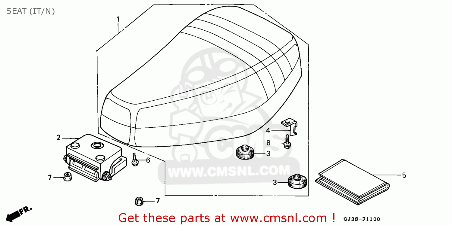 Honda SH50 parts: order spare parts online at CMSNL