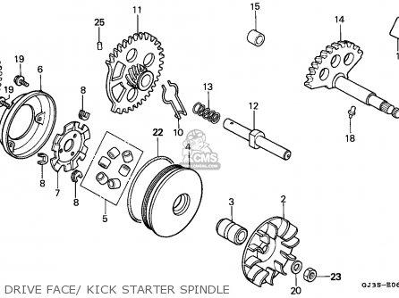 Honda SH50 SCOOPY 1995 (S) ENGLAND MKH parts lists and schematics