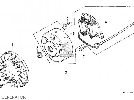 Honda SH75 SCOOPY 1989 (K) SPAIN parts lists and schematics
