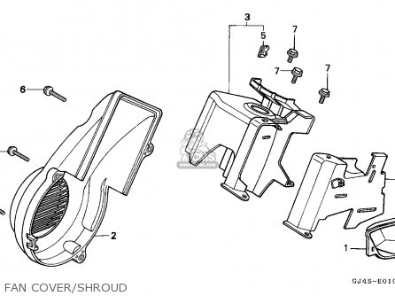 FAN COVER/SHROUD - SH75 SCOOPY 1989 (K) SPAIN