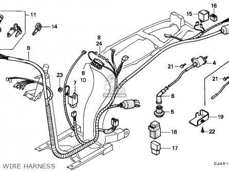 Honda SH75 SCOOPY 1991 (M) SPAIN parts lists and schematics