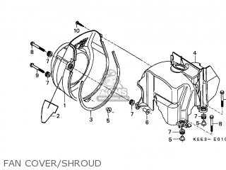 FAN COVER/SHROUD - SJ100 BALI 1997 (V) FRANCE CMF
