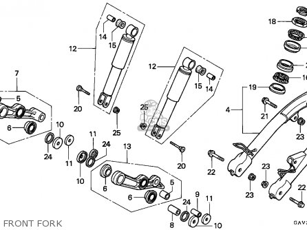 Honda Honda SJ50 BALI 1995 (S) ENGLAND parts lists and schematics