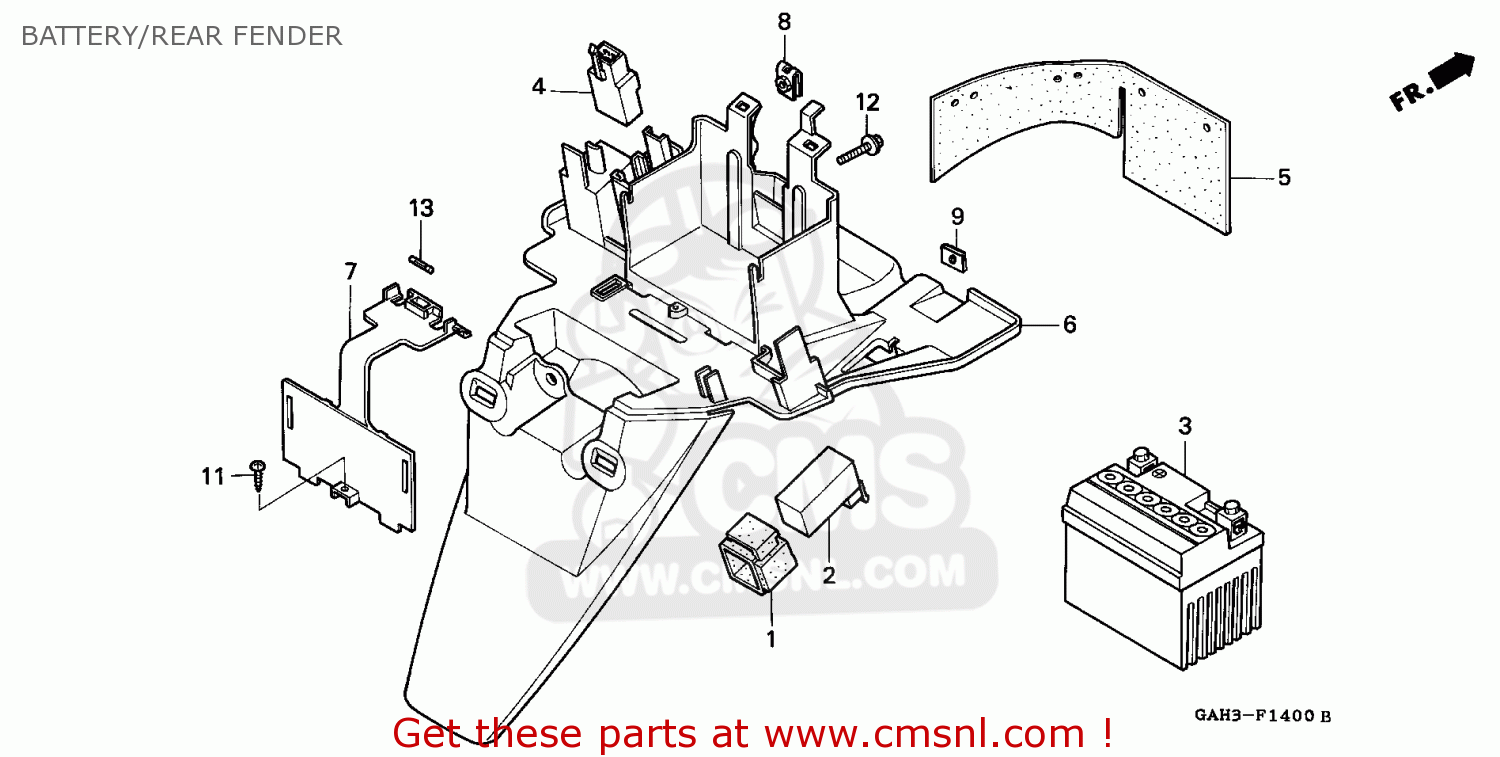 honda dio back mudguard price