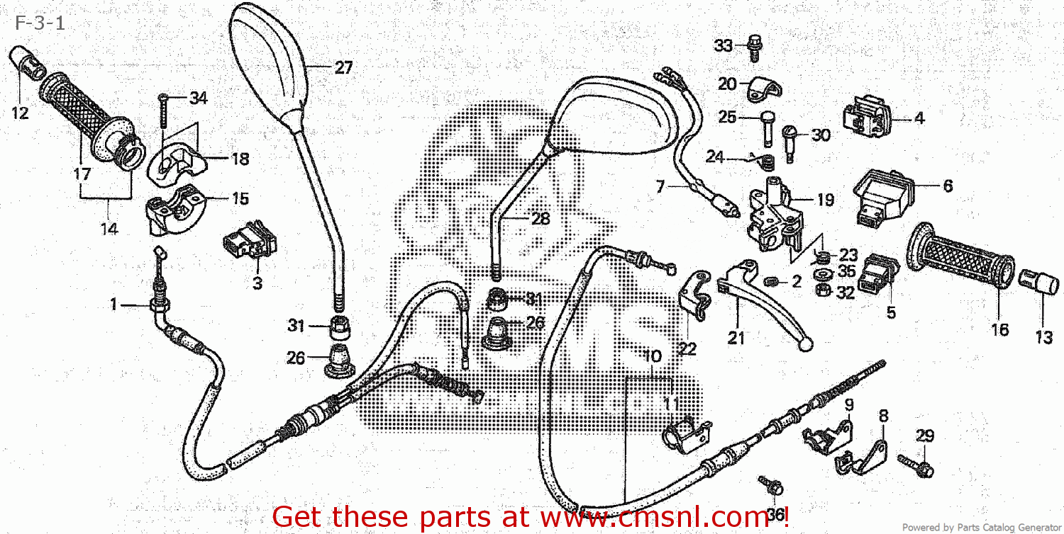 Honda SK50M LIVE DIO 2000 (Y) JAPAN AF34300/AF35200 parts lists and