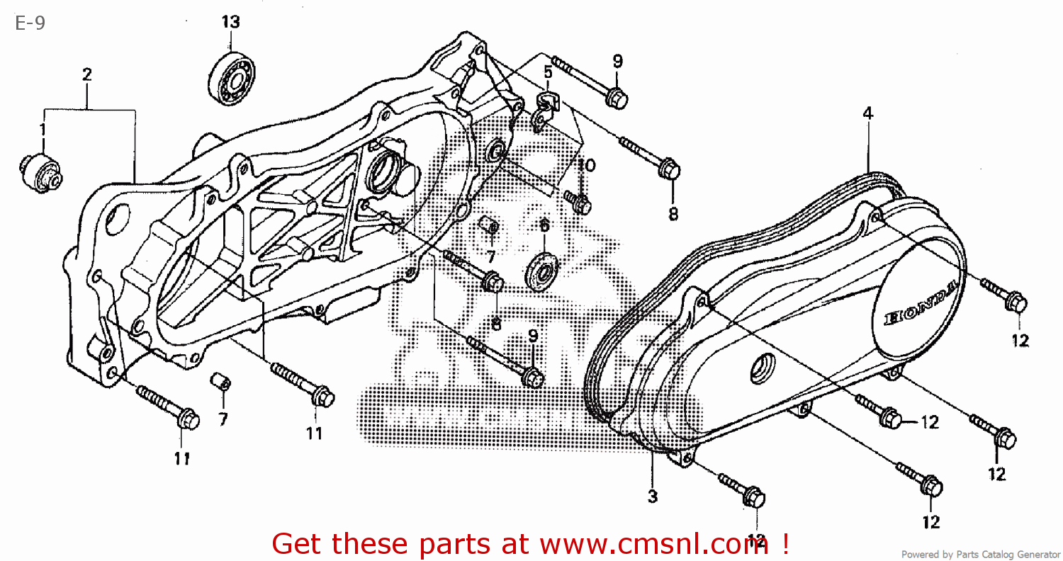 Honda SKX50S 2002 (2) SMART DIO Z4 (JAPAN) AF57-110 (JDM) E-9 - buy E-9  spares online