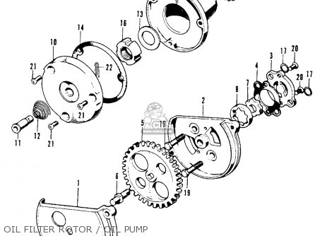 Honda SL100 MOTOSPORT 1970 K0 USA parts lists and schematics