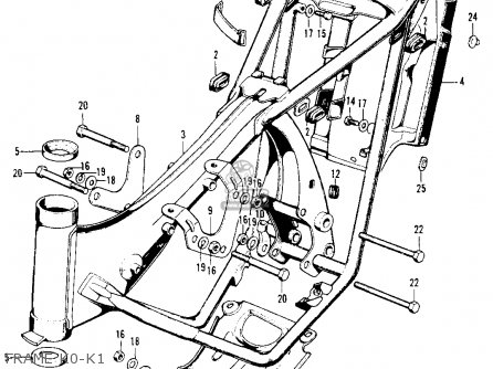 Honda SL100 MOTOSPORT 1971 K1 USA parts lists and schematics