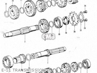 Honda SL125 parts lists and schematics