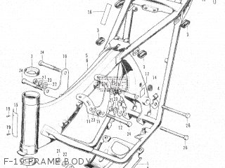 Sf124 Frame Honda SL125 parts lists and schematics