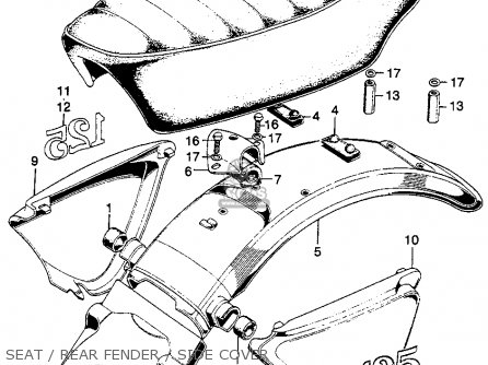 Honda SL125 MOTOSPORT 1973 K2 USA parts lists and schematics