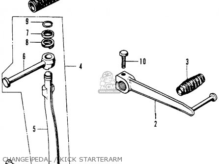 Honda SL70 MOTOSPORT 1973 K1 USA parts lists and schematics