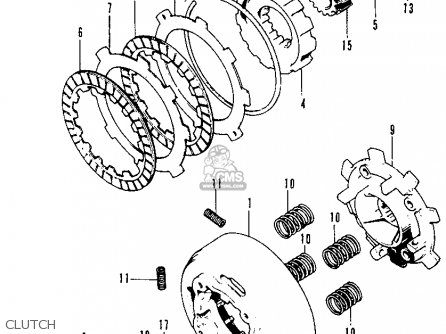 Honda SL70 MOTOSPORT 1971 K0 USA parts lists and schematics