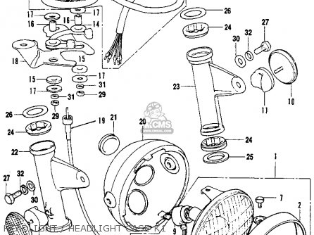Honda SL70 MOTOSPORT 1973 K1 USA parts lists and schematics