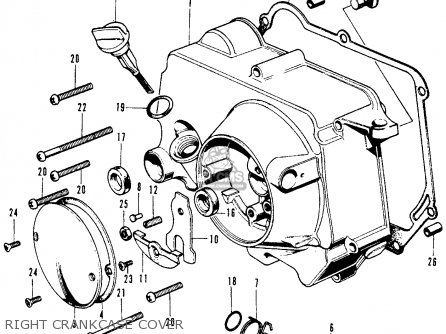 Honda SL70 MOTOSPORT 1973 K1 USA parts lists and schematics