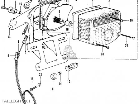 Honda SL70 MOTOSPORT 1971 K0 USA parts lists and schematics