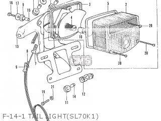 Honda SL70 U.S.A parts lists and schematics