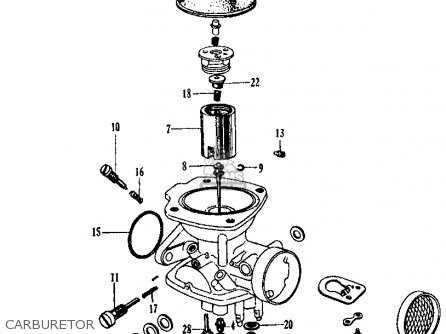 Honda SS125A SUPER SPORT 1967 USA parts lists and schematics