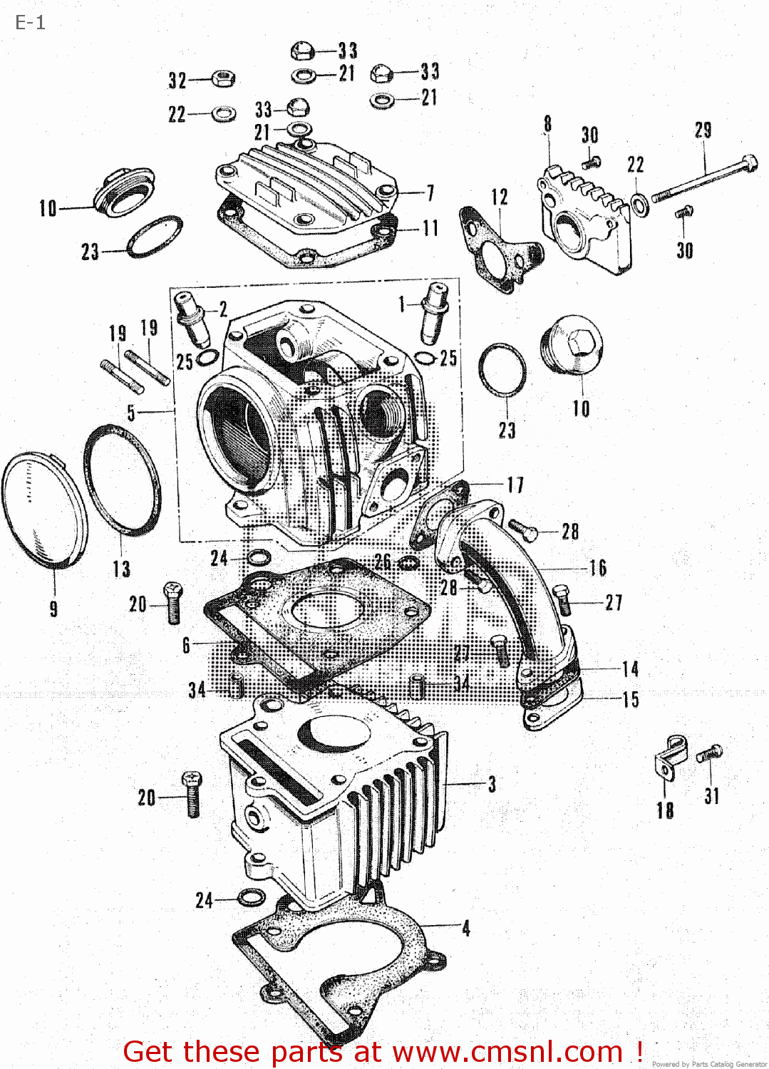 Honda SS50 K1 JAPAN E-1 - buy E-1 spares online