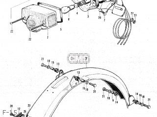 Honda SS50 K1 JAPAN parts lists and schematics