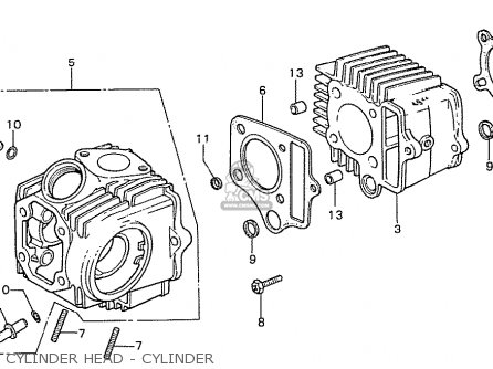 CYLINDER HEAD - CYLINDER - SS50Z K2 ENGLAND