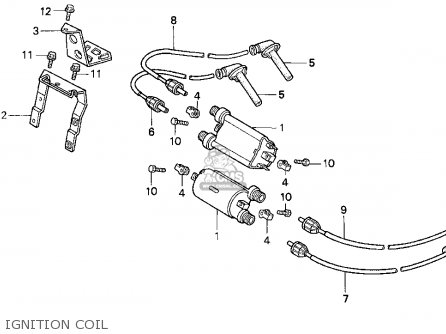 Honda ST1100 1996 (T) USA CALIFORNIA parts lists and schematics