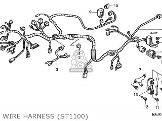 Honda ST1100 2001 (1) CANADA parts lists and schematics
