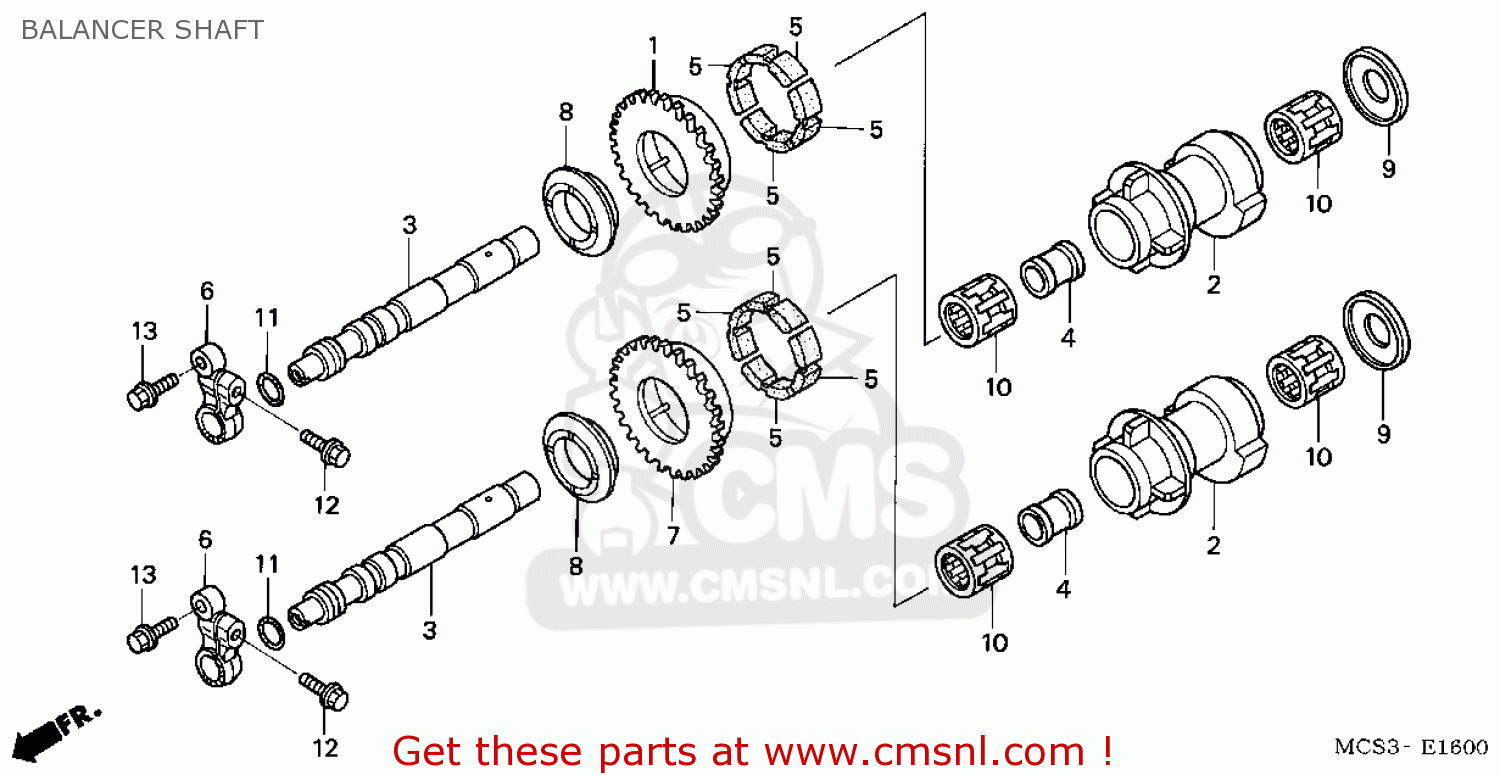 Honda ST1300 2004 (4) USA parts lists and schematics