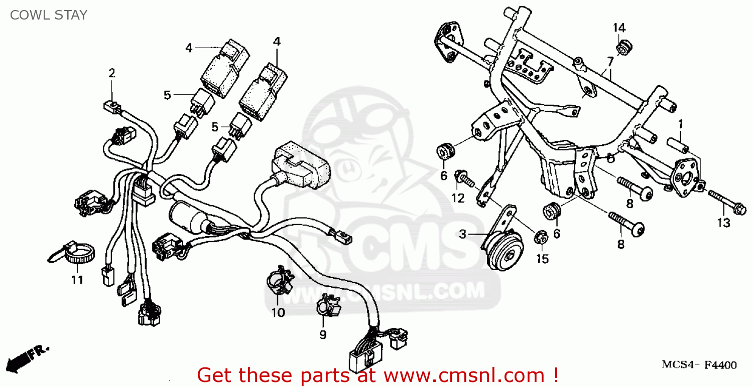 Honda ST1300 2004 (4) USA parts lists and schematics